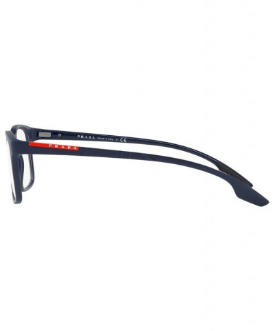 PS 01LV Men's Pillow Eyeglasses Matte Blue $29.26 Mens