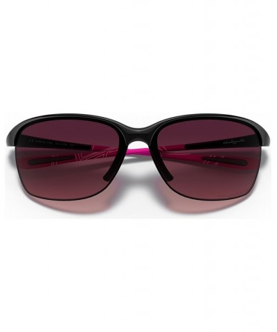 Unstoppable Polarized Sunglasses Oakley OO9191 BLACK SHINY/PINK GRADIENT POLAR $46.86 Unisex