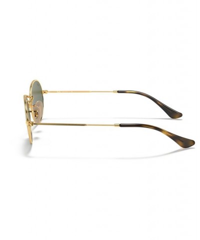 Sunglasses RB3547N OVAL FLAT LENSES GOLD/GREEN $26.08 Unisex