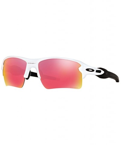 FLAK 2.0 XL PRIZM FIELD Sunglasses OO9188 WHITE SHINY/BURGUNDY $32.13 Unisex