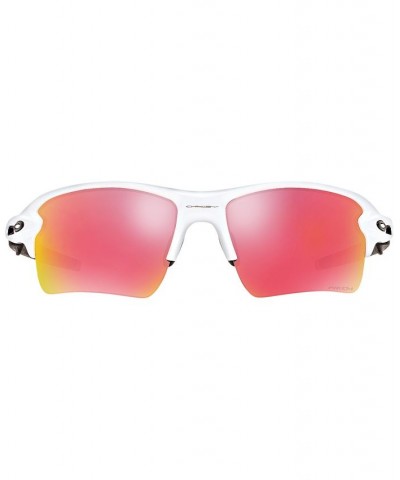 FLAK 2.0 XL PRIZM FIELD Sunglasses OO9188 WHITE SHINY/BURGUNDY $32.13 Unisex