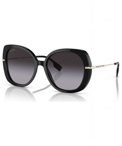 Women's Eugenie Sunglasses BE437455-Y Black $39.34 Womens