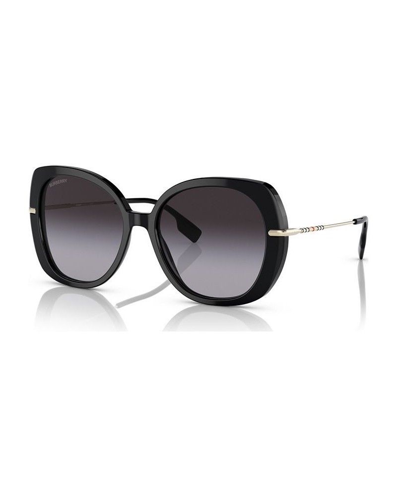 Women's Eugenie Sunglasses BE437455-Y Black $39.34 Womens