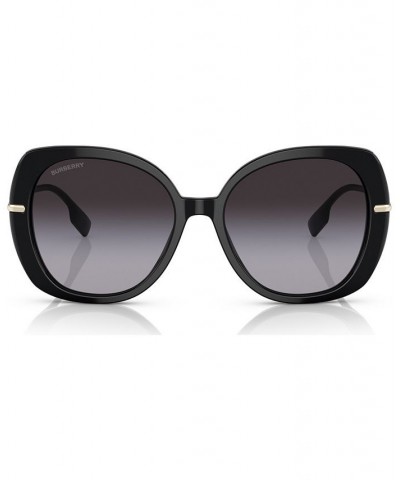 Women's Eugenie Sunglasses BE437455-Y Black $39.34 Womens