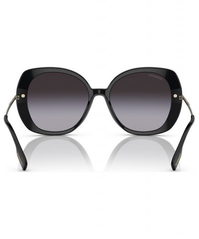 Women's Eugenie Sunglasses BE437455-Y Black $39.34 Womens