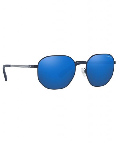 Armani Exchange Sunglasses AX2036S 56 MATTE BLUE/MIRROR BLUE $18.20 Unisex