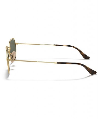 Sunglasses RB3556N OCTAGONAL FLAT LENSES GOLD/GREEN $42.38 Unisex