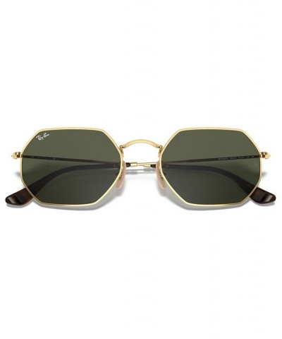 Sunglasses RB3556N OCTAGONAL FLAT LENSES GOLD/GREEN $42.38 Unisex