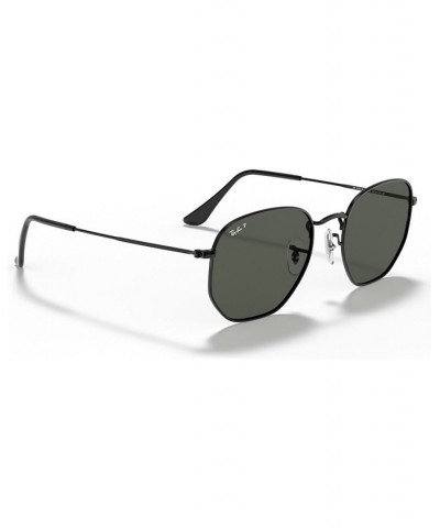 Unisex Sunglasses RB3548N 51 HEXAGONAL WASHED EVOLVE Black/Green Polar $29.82 Unisex