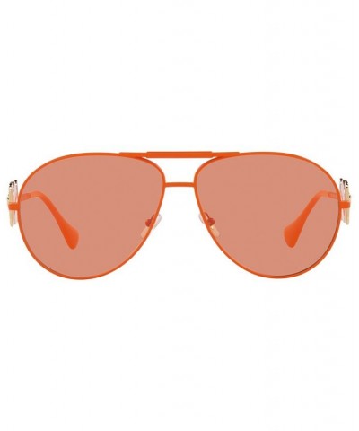 Unisex Sunglasses VE2249 65 Matte Orange $69.00 Unisex