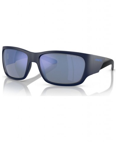 Men's Polarized Sunglasses Lil' Snap Matte Blue $23.40 Mens