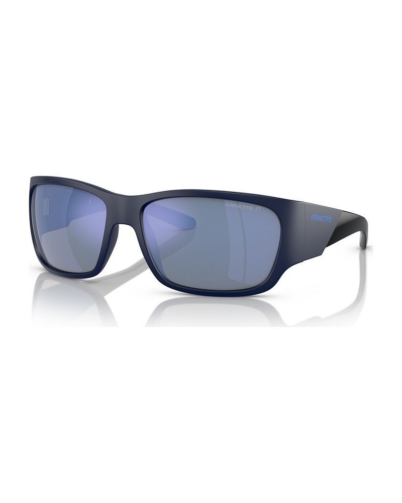 Men's Polarized Sunglasses Lil' Snap Matte Blue $23.40 Mens