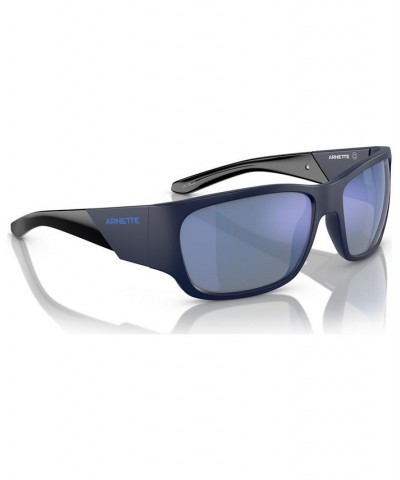 Men's Polarized Sunglasses Lil' Snap Matte Blue $23.40 Mens