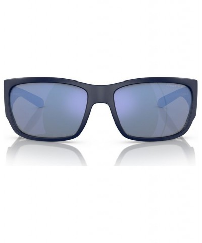 Men's Polarized Sunglasses Lil' Snap Matte Blue $23.40 Mens