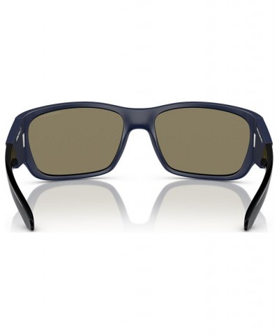 Men's Polarized Sunglasses Lil' Snap Matte Blue $23.40 Mens