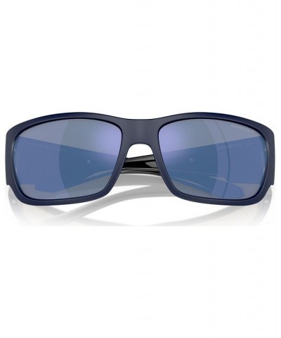 Men's Polarized Sunglasses Lil' Snap Matte Blue $23.40 Mens