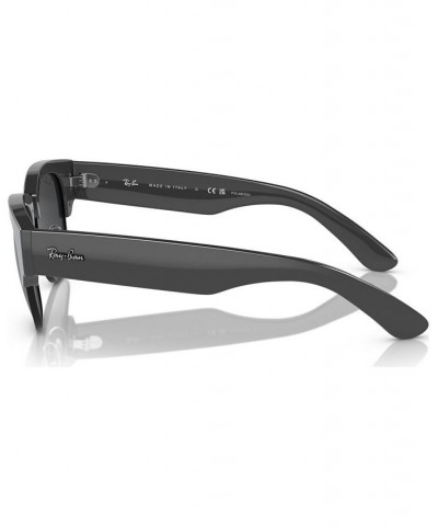 Unisex Polarized Sunglasses Mega Clubmaster Gray on Black $67.20 Unisex