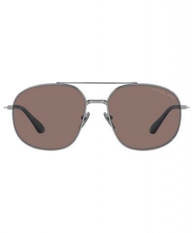 Men's Polarized Sunglasses PR 51YS 58 Gunmetal $36.30 Mens