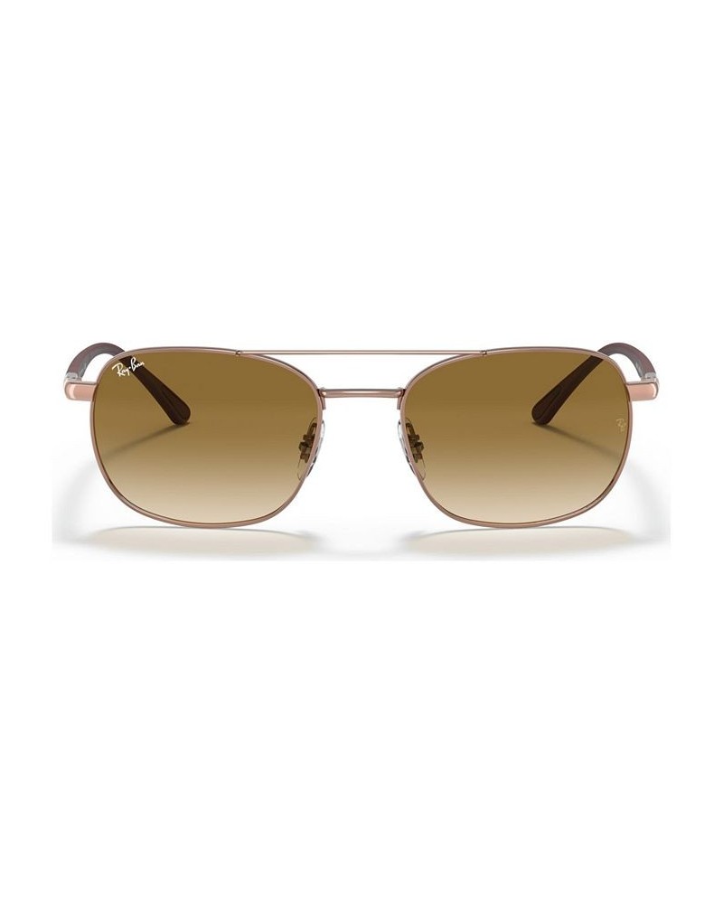 Unisex Sunglasses RB3670 54 COPPER/CLEAR GRADIENT BROWN $44.50 Unisex