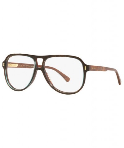 GG1044O Men's Pilot Eyeglasses Black $51.15 Mens