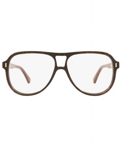 GG1044O Men's Pilot Eyeglasses Black $51.15 Mens