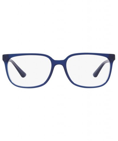 EC2009 Men's Rectangle Eyeglasses Shiny Black $27.55 Mens