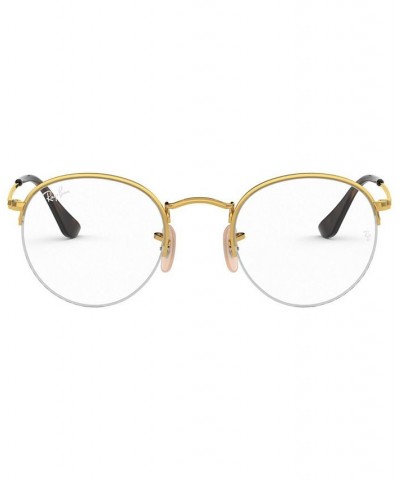 RX3947V ROUND GAZE Unisex Round Eyeglasses Silver $21.48 Unisex