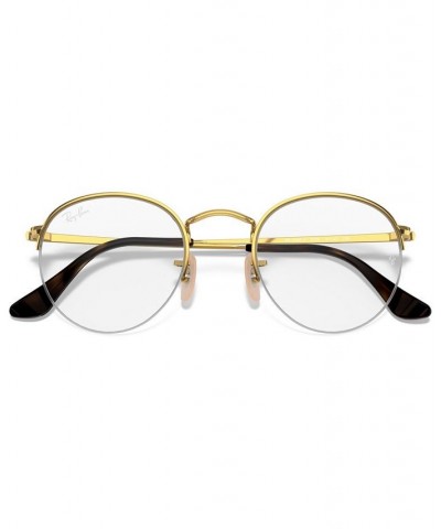 RX3947V ROUND GAZE Unisex Round Eyeglasses Silver $21.48 Unisex