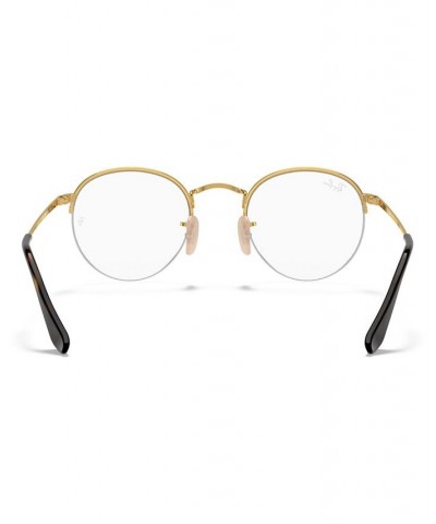 RX3947V ROUND GAZE Unisex Round Eyeglasses Silver $21.48 Unisex