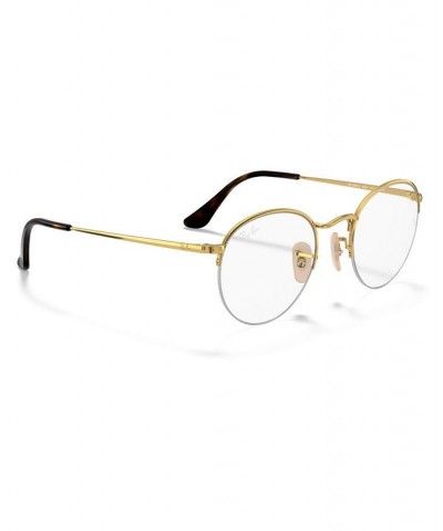 RX3947V ROUND GAZE Unisex Round Eyeglasses Silver $21.48 Unisex