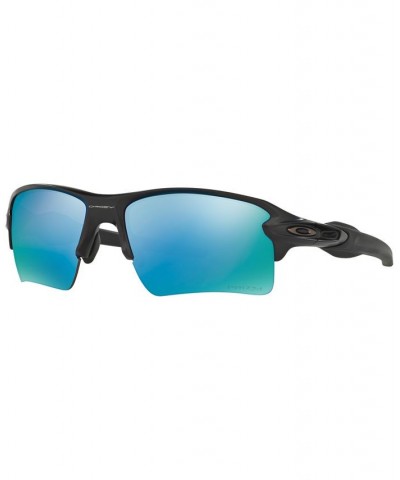 Polarized XL Prizm Deep Water Polarized Sunglasses OO9188 Flak 2.0 BLACK MATTE/BLUE MIRROR POLAR $37.44 Unisex