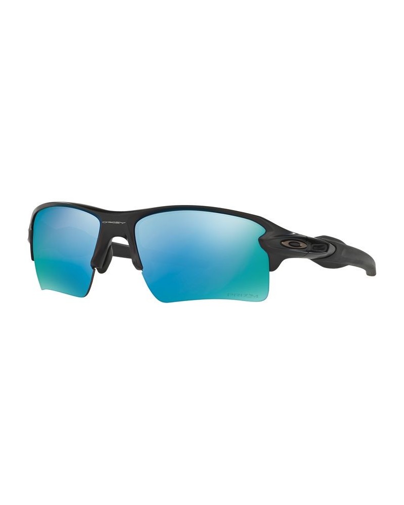 Polarized XL Prizm Deep Water Polarized Sunglasses OO9188 Flak 2.0 BLACK MATTE/BLUE MIRROR POLAR $37.44 Unisex