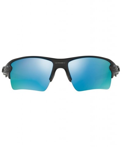 Polarized XL Prizm Deep Water Polarized Sunglasses OO9188 Flak 2.0 BLACK MATTE/BLUE MIRROR POLAR $37.44 Unisex