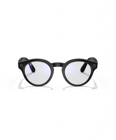 Stories Round Smart Glasses Shiny Black $44.85 Unisex