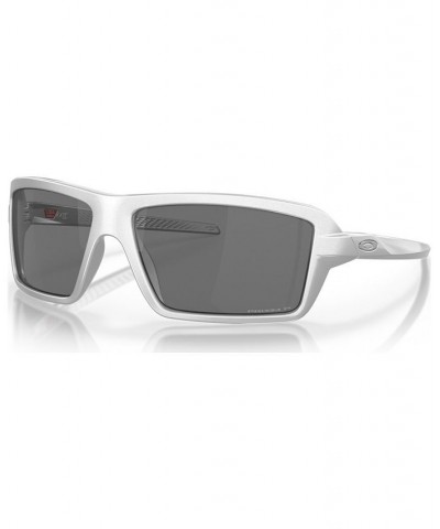 Men's Polarized Sunglasses OO9129-1263 X-Silver-Tone $55.10 Mens