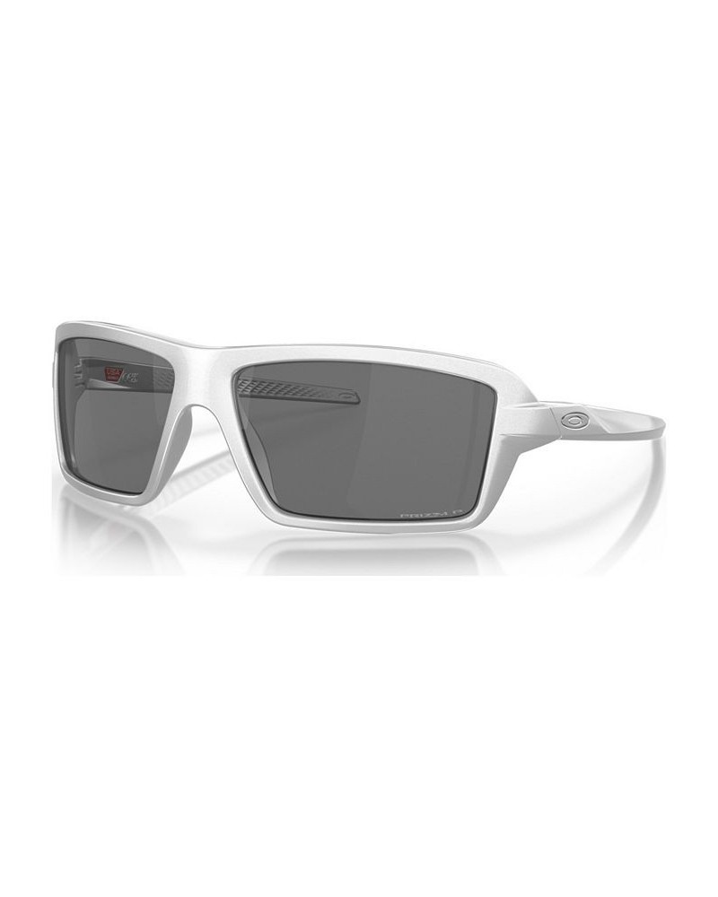 Men's Polarized Sunglasses OO9129-1263 X-Silver-Tone $55.10 Mens