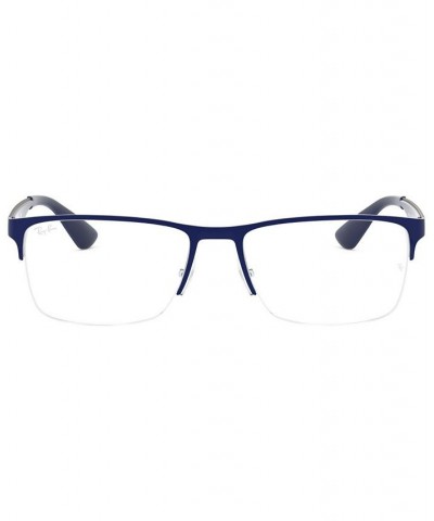 RX6335 Unisex Rectangle Eyeglasses Gold Blk $44.75 Unisex