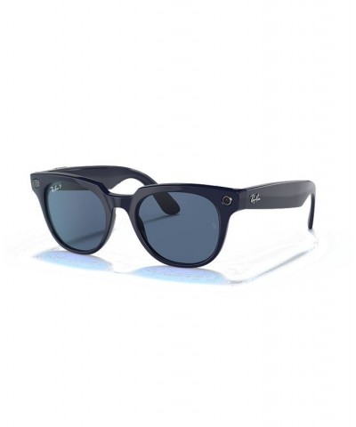 Stories Meteor Polarized Smart Glasses Shiny Blue $49.35 Unisex