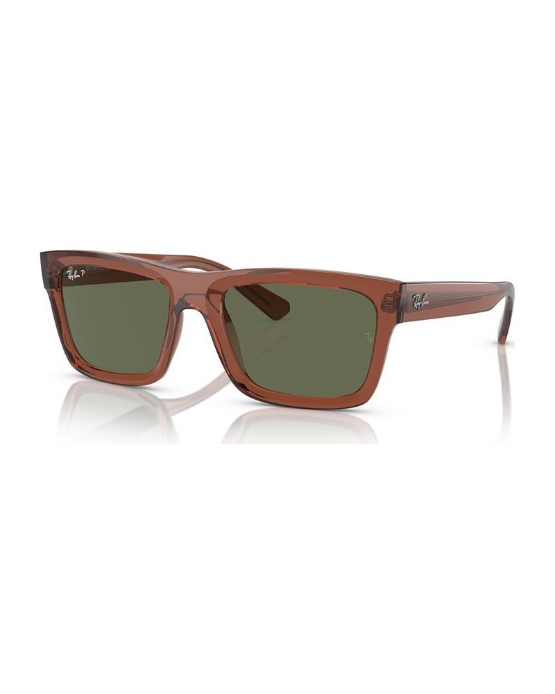 Unisex Polarized Sunglasses Warren Bio-Based Transparent Brown $52.08 Unisex