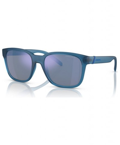 Men's Polarized Sunglasses Surry H Matte Transparent Blue $12.00 Mens