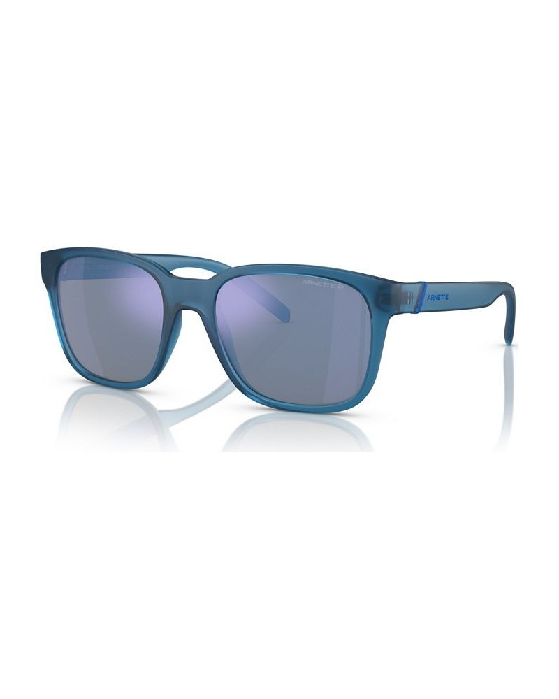 Men's Polarized Sunglasses Surry H Matte Transparent Blue $12.00 Mens