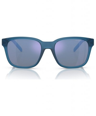 Men's Polarized Sunglasses Surry H Matte Transparent Blue $12.00 Mens