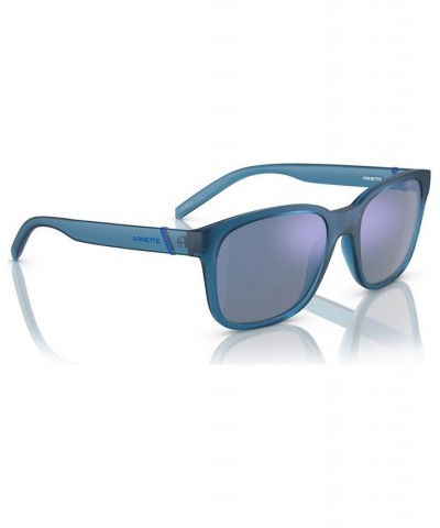 Men's Polarized Sunglasses Surry H Matte Transparent Blue $12.00 Mens