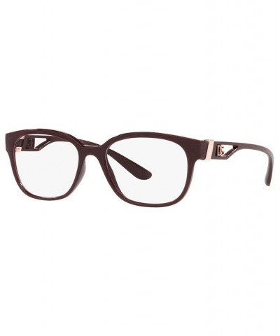 DG5066 Women's Square Eyeglasses Bordeaux $49.60 Womens