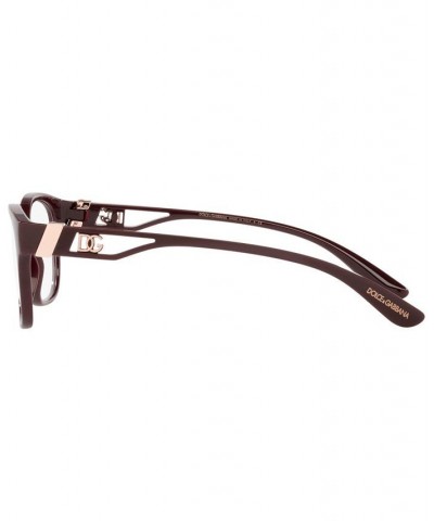 DG5066 Women's Square Eyeglasses Bordeaux $49.60 Womens