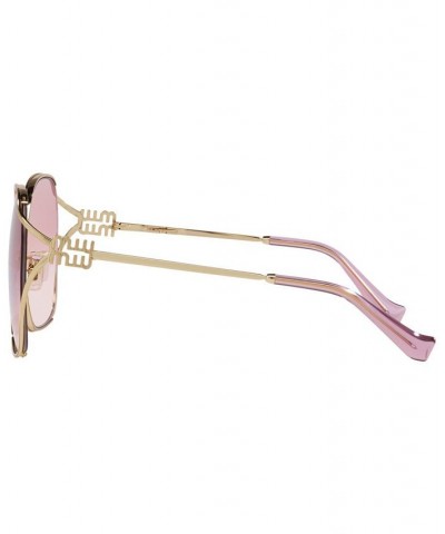 Women's Sunglasses 60 Gold-Tone $150.00 Womens