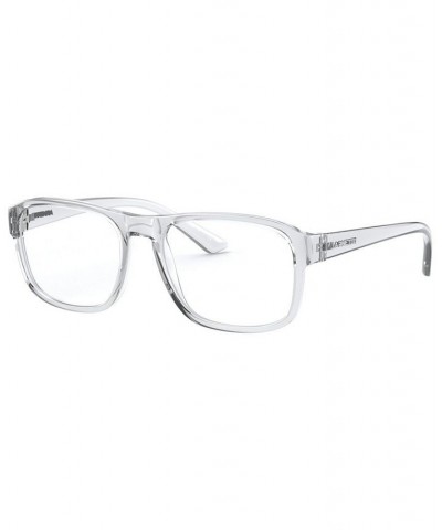 AN7176 Men's Oval Eyeglasses Transparent $15.26 Mens