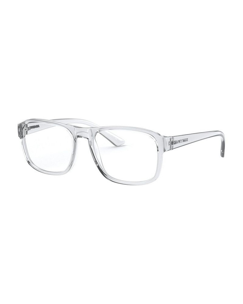 AN7176 Men's Oval Eyeglasses Transparent $15.26 Mens