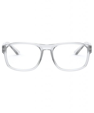 AN7176 Men's Oval Eyeglasses Transparent $15.26 Mens