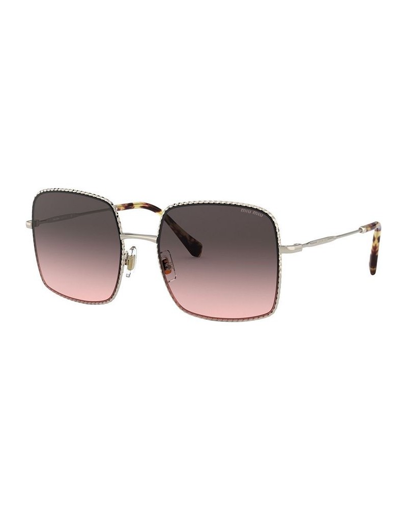 Sunglasses 0MU 61VS PALE GOLD/PINK GRADIENT GREY $65.85 Unisex